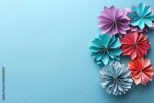 Decorative lung model on blue background for TB awareness.