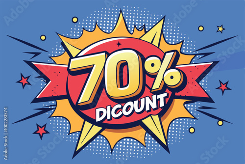 70% boom pop art explosion