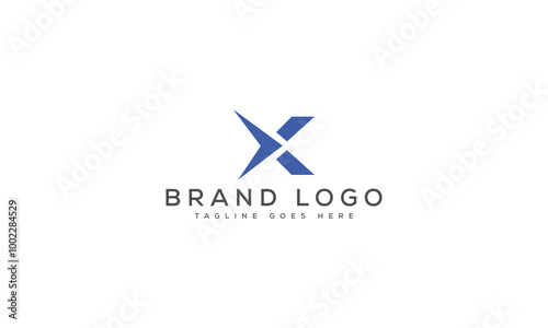 Free Download letter X logo design vector template design for brand. - GFXLoad