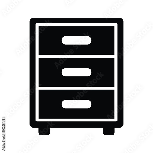 Have a look at this amazing icon of drawer, ready to use vector