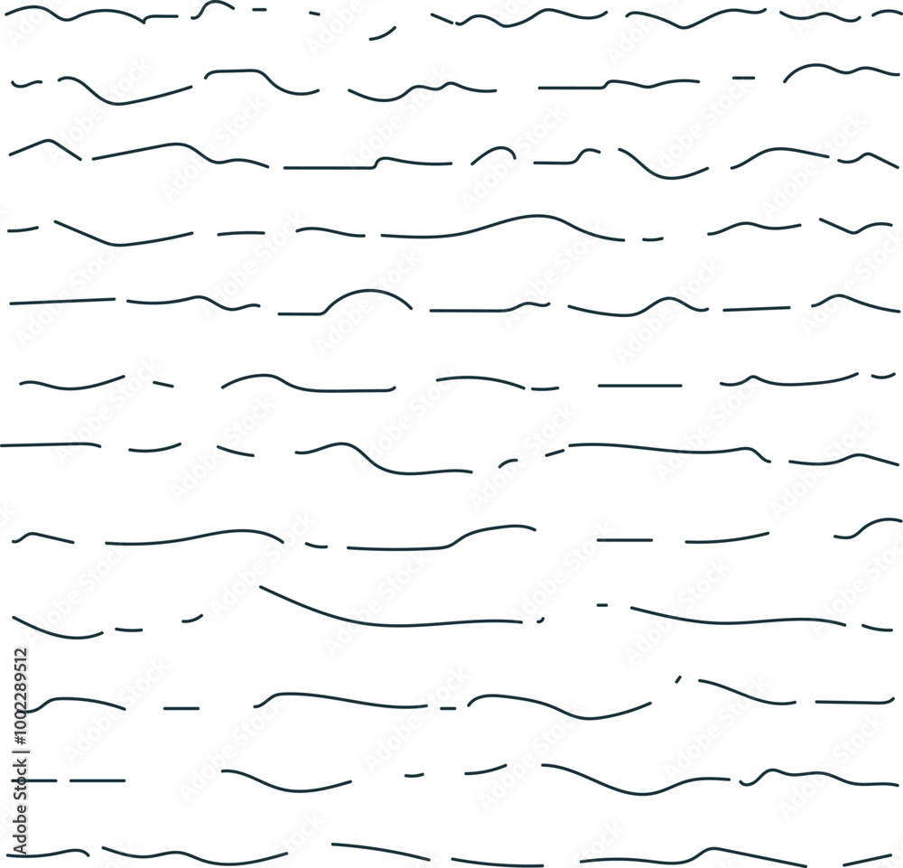 The texture consists of torn horizontal lines, short and long. The texture consists of torn horizontal lines, short and long.