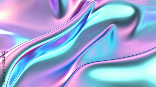 On a black background, 3D holographic shapes create an illusionary effect, ideal for contemporary art displays