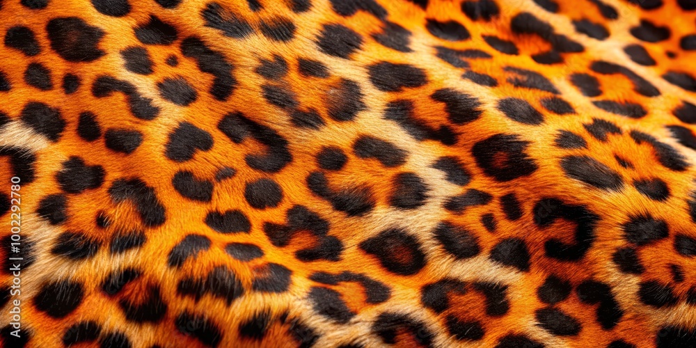 Close-up of a Leopard's Faded Fur, Showing Detailed Rosette Pattern and Texture Close-up of a Leopard's Faded Fur, Showing Detailed Rosette Pattern and Texture