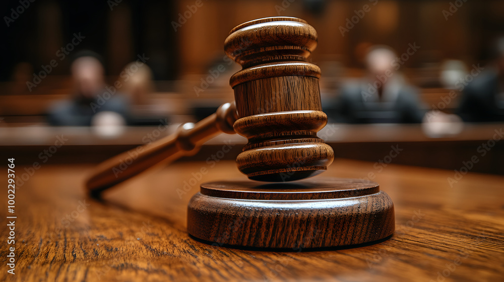 A Gavel in the Foreground of a Courtroom with People’s Silhouettes
A Gavel in the Foreground of a Courtroom with People’s Silhouettes