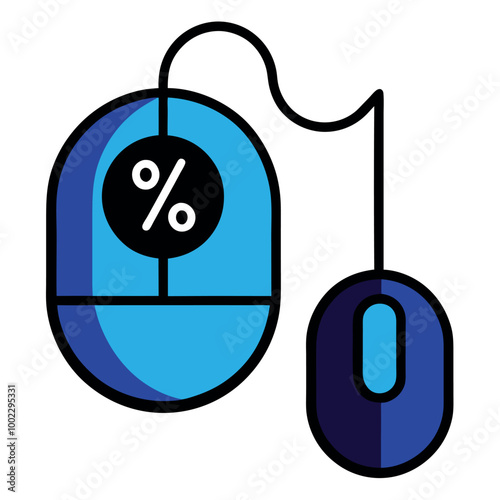 vector computer mouse icon