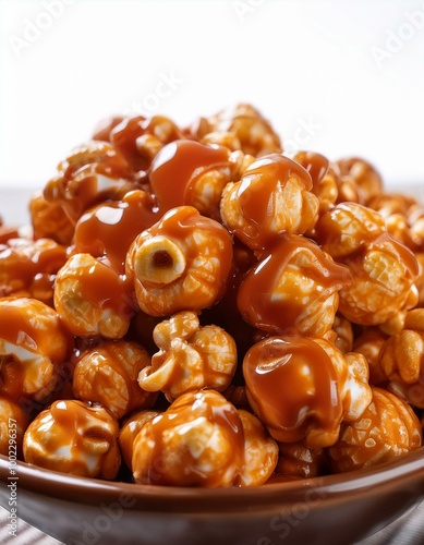 Close up of caramel popcorn