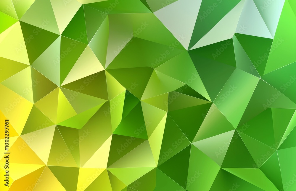 A geometric triangle pattern with a green abstract texture. Vector A geometric triangle pattern with a green abstract texture. Vector
