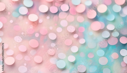 Pastel polka dot pattern