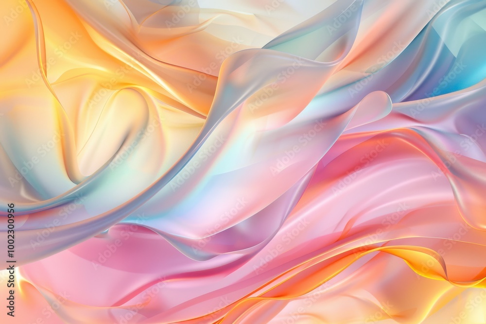 Dreamy Flowing Pastel Waves with Soft Gradient Colors in Abstract Design
Dreamy Flowing Pastel Waves with Soft Gradient Colors in Abstract Design