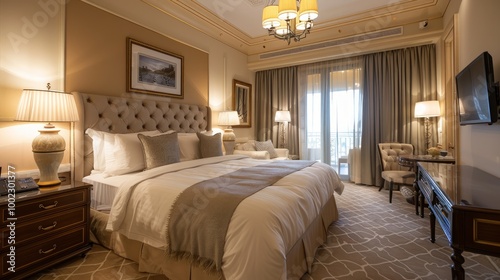 room in a luxuary hotel 