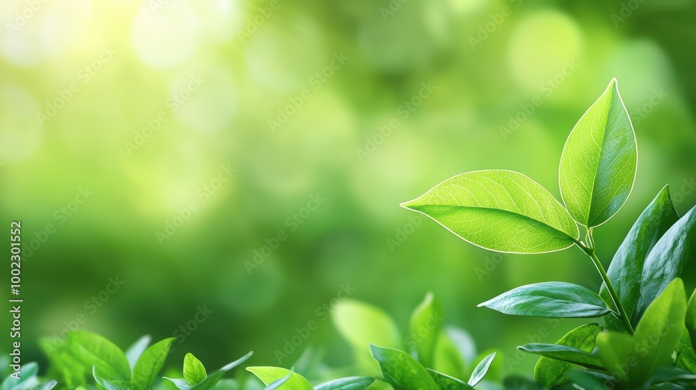 Fototapeta premium Whispering Leaves with a Burning Sensation in Nature
