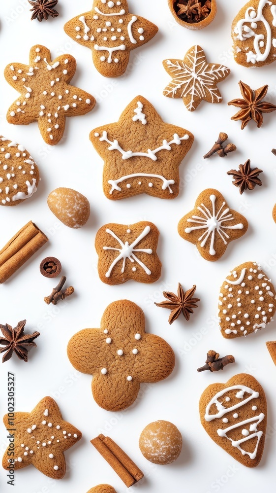 Set watercolor elements with Gingerbread cookies,Cup cocoa and sweets,cookies,sweet holiday card,Christmas menu,season greeting,xmas and New Year sweet composition,space for text. Set watercolor elements with Gingerbread cookies,Cup cocoa and sweets,cookies,sweet holiday card,Christmas menu,season greeting,xmas and New Year sweet composition,space for text.