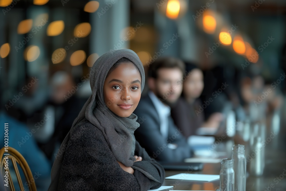 Inspiring mentor guides a diverse group of young entrepreneurs during a workshop Inspiring mentor guides a diverse group of young entrepreneurs during a workshop