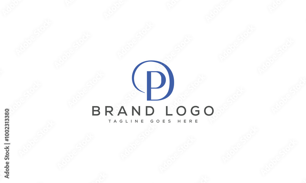 letter PD logo design vector template design for brand. letter PD logo design vector template design for brand.