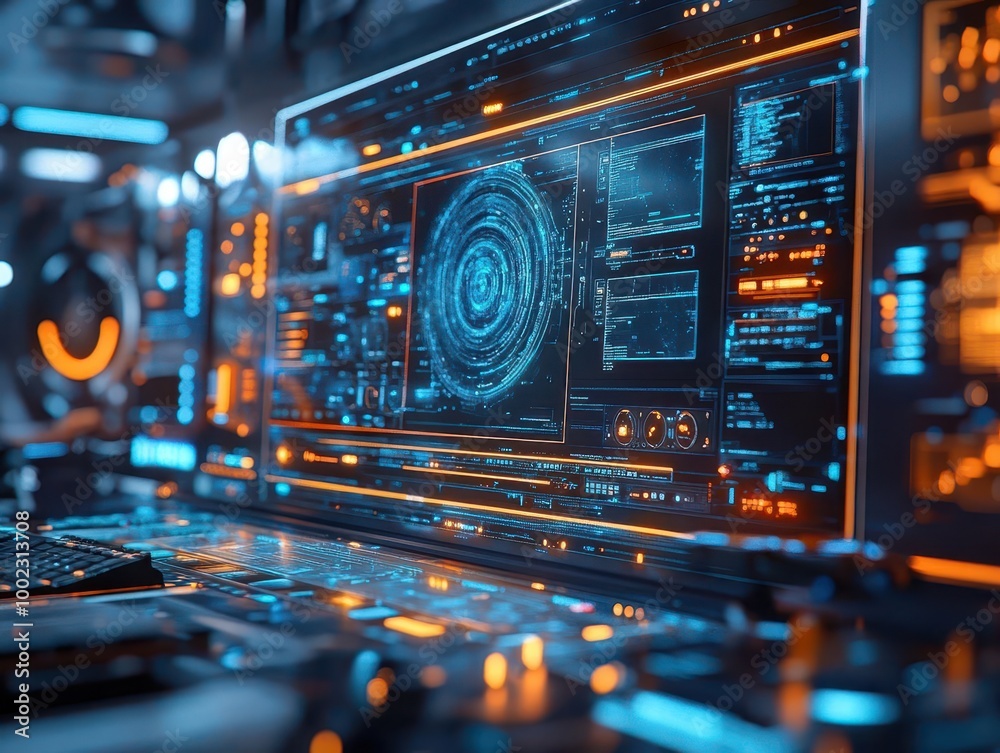 Digital content creation with holographic video editing tools in a sleek, modern studio Futuristic Hologram High Detail Digital content creation with holographic video editing tools in a sleek, modern studio Futuristic Hologram High Detail