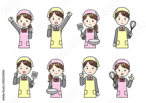 部活動イラスト04　Clip art of Club Activity Illustration