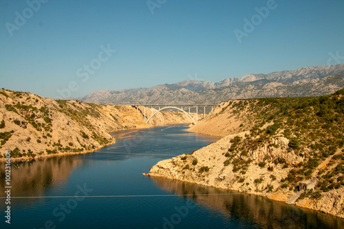 Maslenica-Brücke Jasenice Kroatien photo