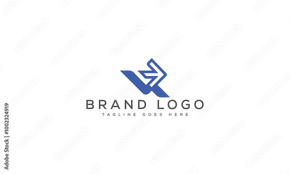 letter VR logo design vector template design for brand. letter VR logo design vector template design for brand.