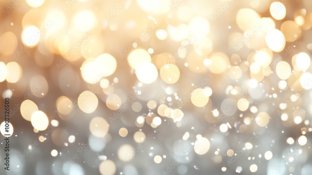 Abstract golden bokeh lights background Abstract golden bokeh lights background
