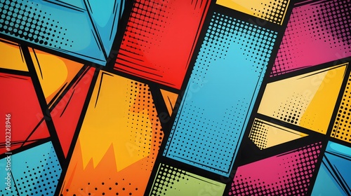 Abstract halftone  illustration with blue squares, perfect for pattern, wallpaper, or design element