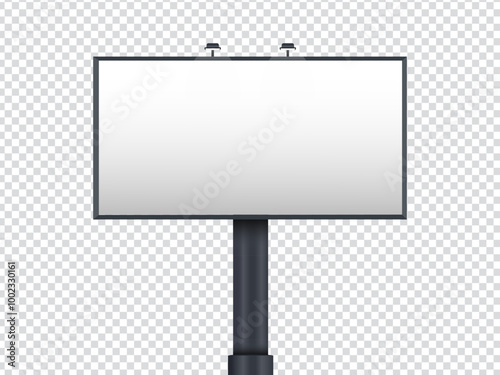 horizontal billboard mock up