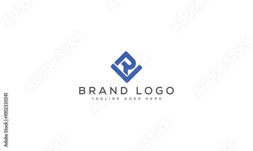 letter VR logo design vector template design for brand.