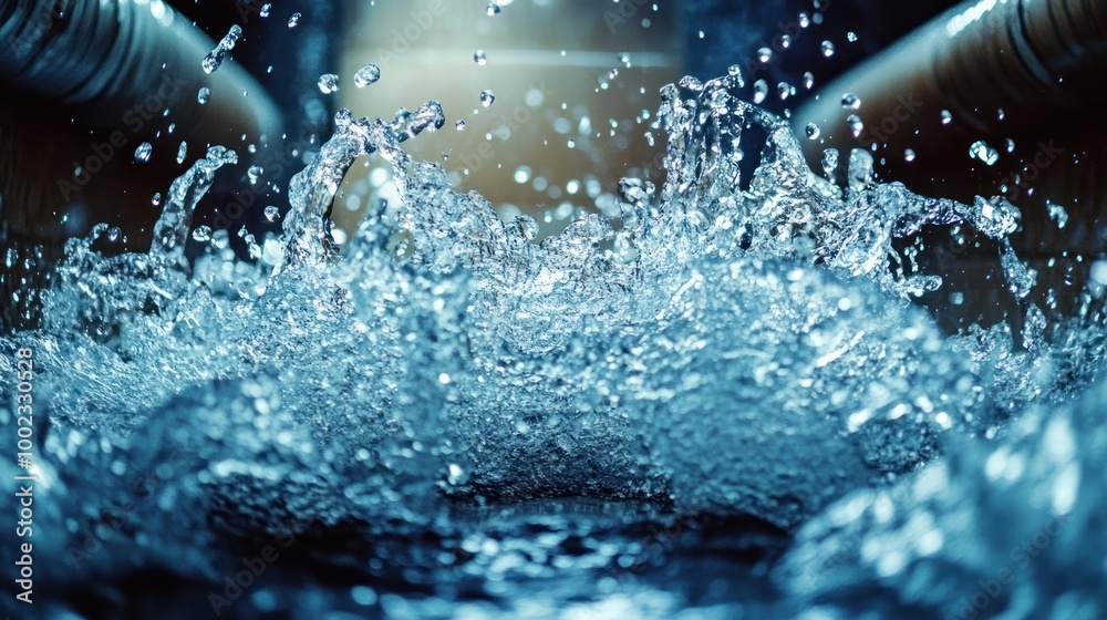 Water Splash Closeup Water Splash Closeup