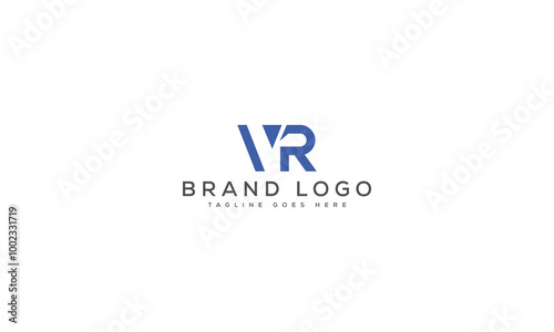 Free Download letter VR logo design vector template design for brand. - GFXLoad