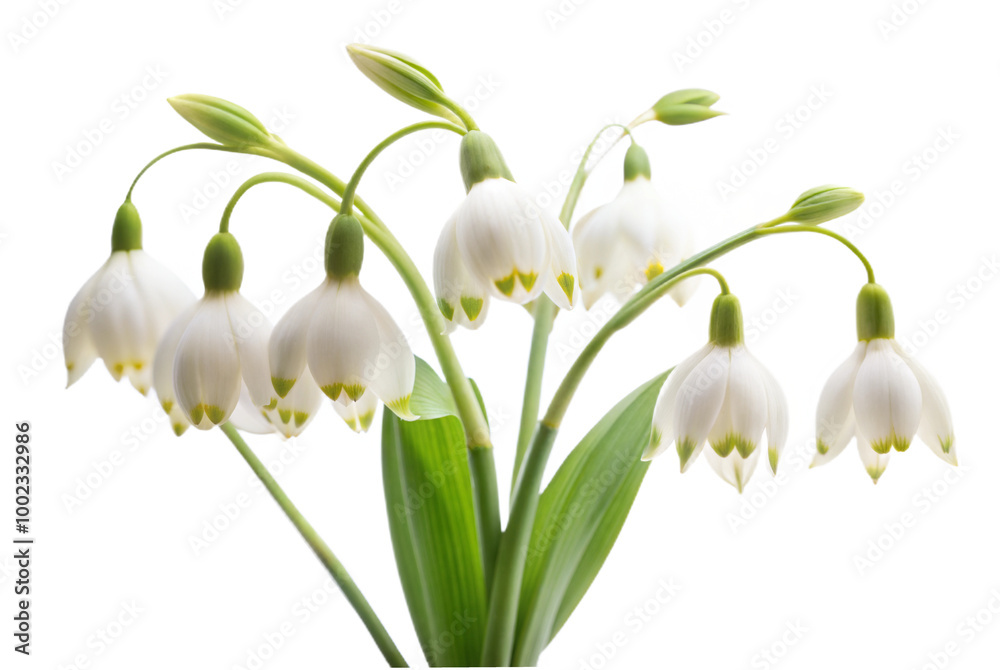 Snowbell Isolated on White Background Snowbell Isolated on White Background
