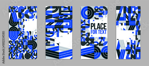 Modern abstract covers of b...