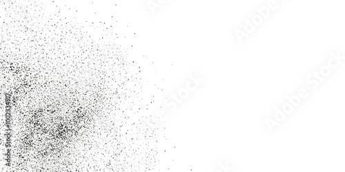  Black dots with a sandy texture. An abstract, grainy background featuring a noisy gradient pattern.