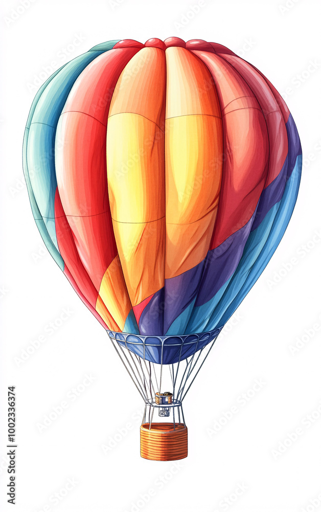 Naklejka premium hot air balloon