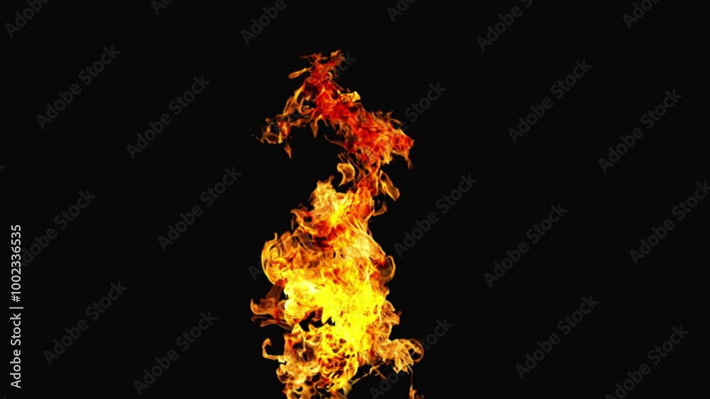 animated fire and flames. animated fire on black screen animated fire and flames. animated fire on black screen