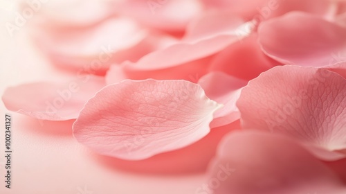 Close-up of pink rose petals on