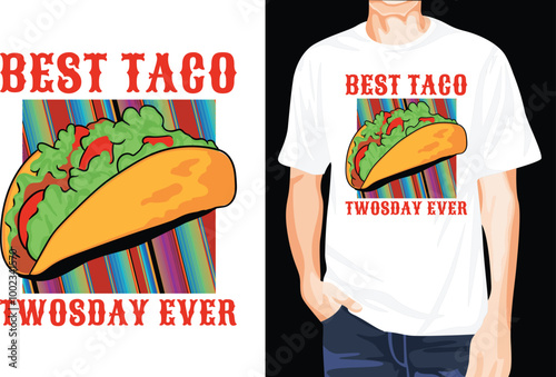 Best Taco Twosday Ever t-shirt design unique idea photo