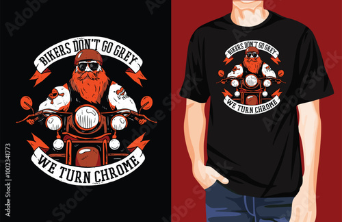 Bikers Turn Chrome t-shirt design unique idea