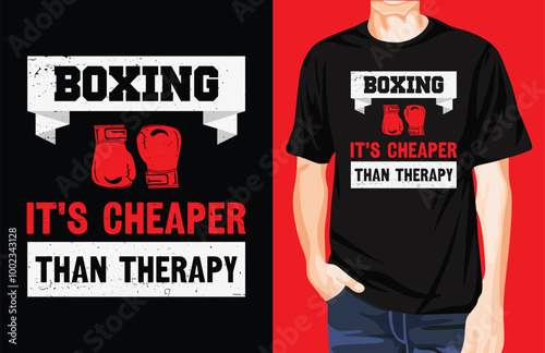 BOXING  t-shirt design unique idea