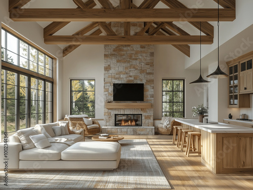 interior of a luxury house