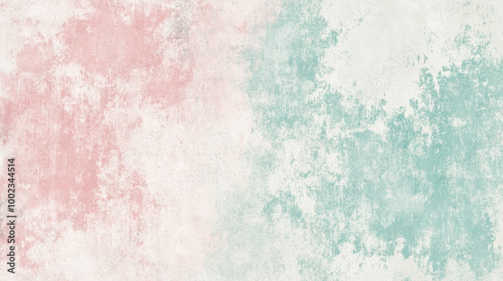 A textured background featuring soft pastel colors of pink and teal, ideal for design use. A textured background featuring soft pastel colors of pink and teal, ideal for design use.