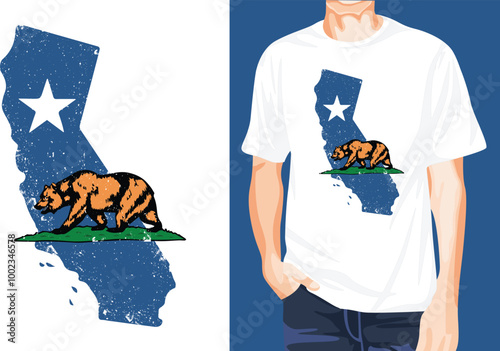 Photos CALIFORNIA t-shirt design unique idea