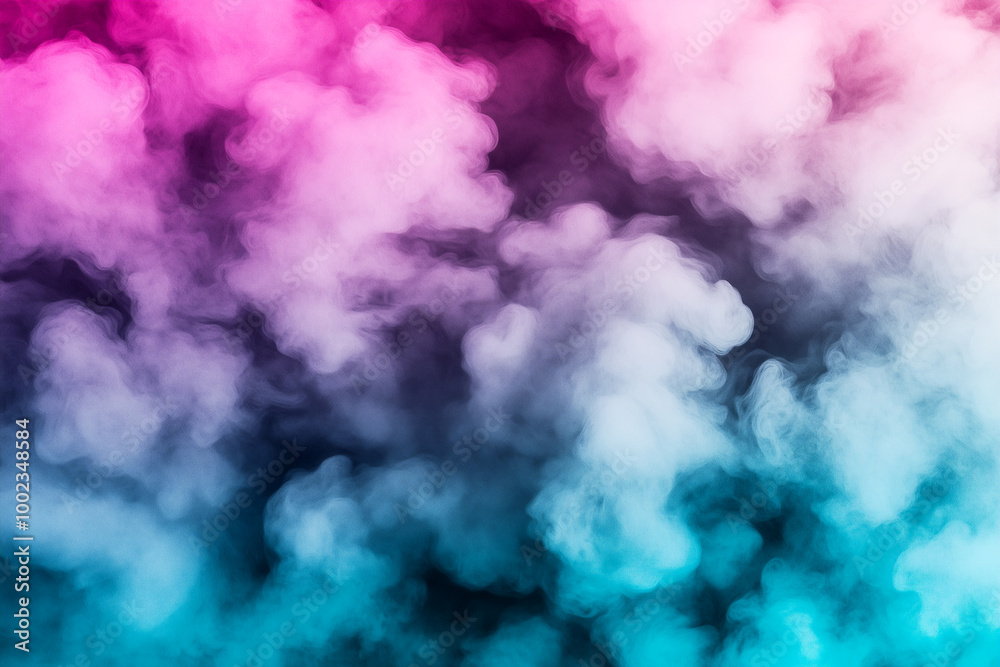 A colorful cloud of smoke with a blue and purple hue. The smoke is thick and billowing, creating a sense of movement and energy. The colors of the smoke seem to blend together A colorful cloud of smoke with a blue and purple hue. The smoke is thick and billowing, creating a sense of movement and energy. The colors of the smoke seem to blend together