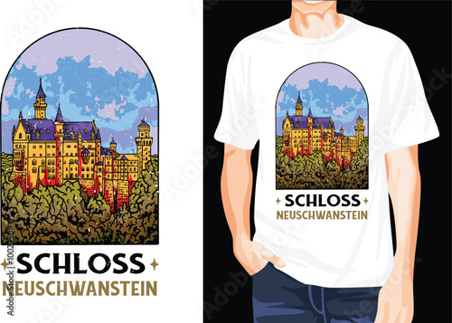 Castle Window View t-shirt