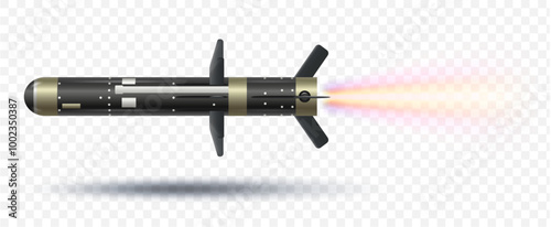 rocket launcher ptrk firearms modern weapons realistic vector illustrations