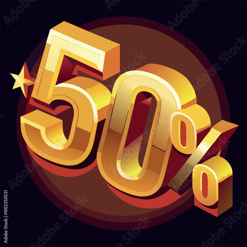 50% Sell price hang taq offer price tags with red ribbon 
