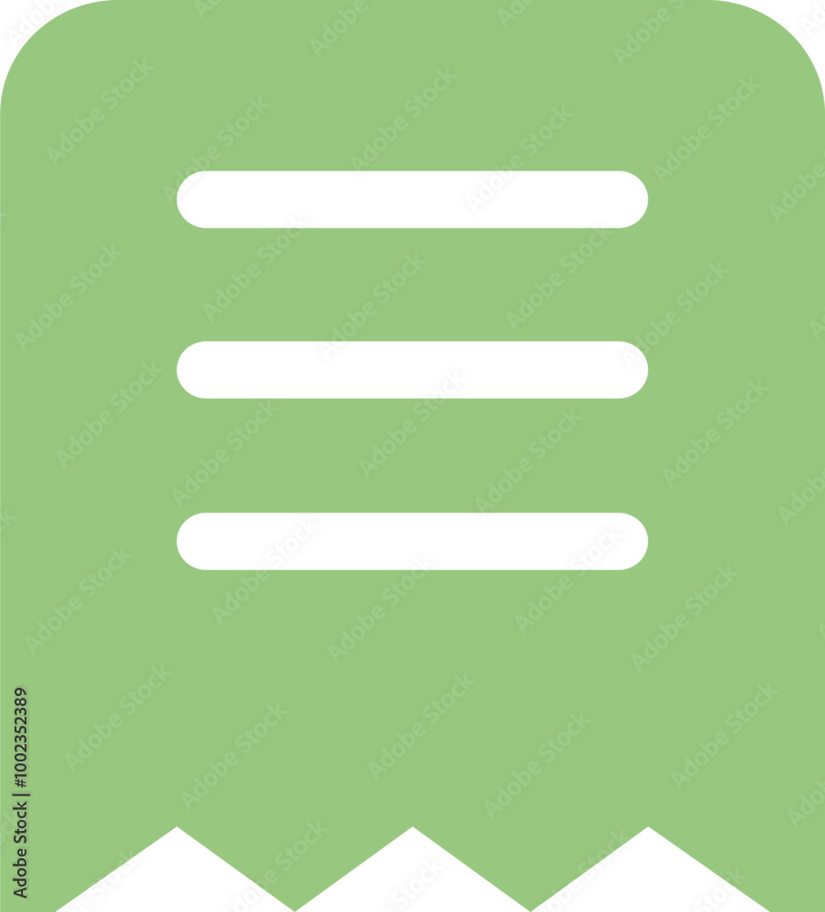 Fototapeta premium Invoice Icon Logo Design