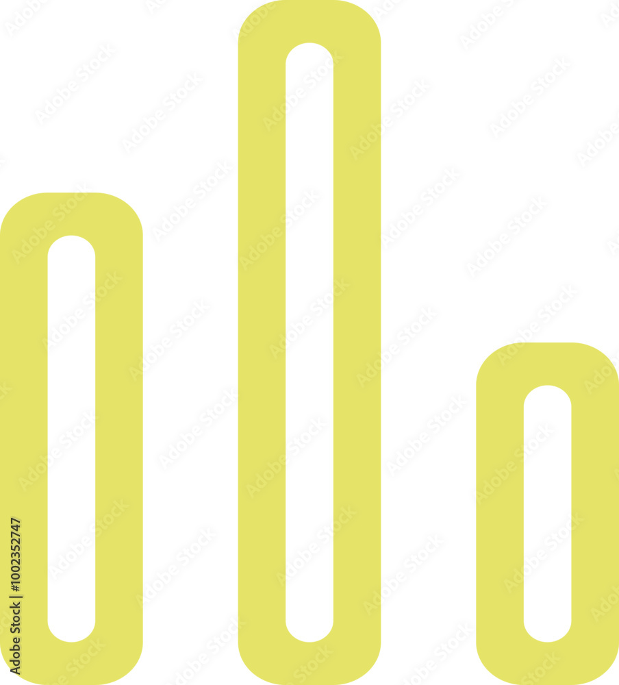 Obraz premium Stats Icon Logo Design