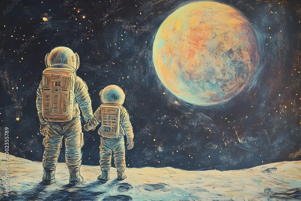 Obraz premium astronaut in space