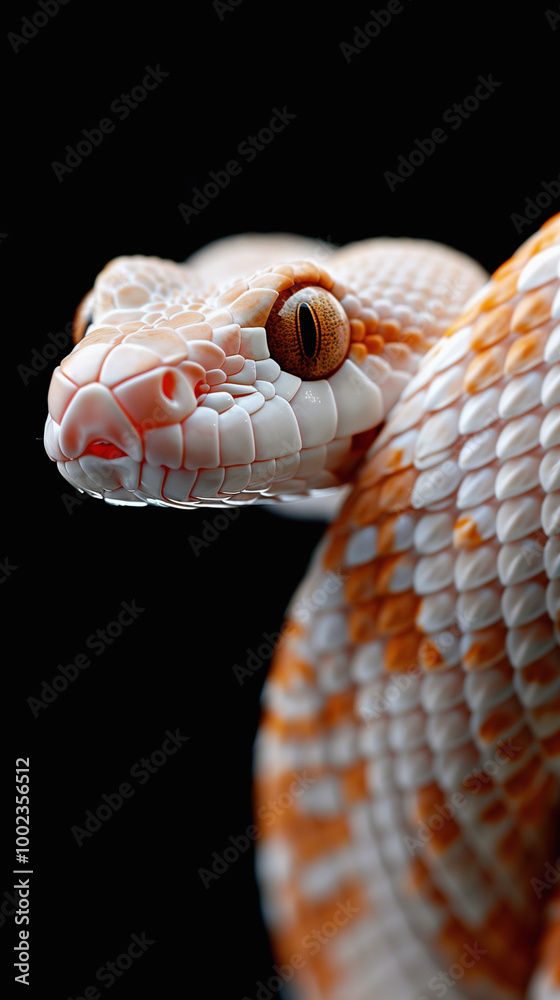 close up of snake on black background looking at camera close up of snake on black background looking at camera