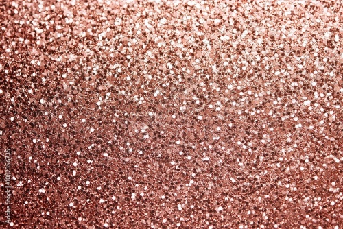 Rose gold glitter background featuring a sparkling texture, ideal for holiday or event wrapping paper design