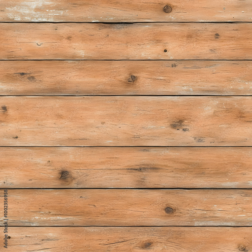 Seamless wooden plank texture background in light brown with natural grain and wear Seamless wooden plank texture background in light brown with natural grain and wear